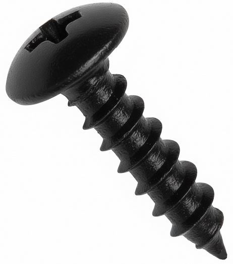 8A37SPT0G 8A X 3/8 PHIL TRUSS SMS BLK PHOS LIGHT OIL ?DRY TO TOUCH? DARK BLACK